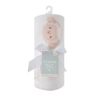 Soft Baby Blanket White Lamb Design Super Soft Plush Newborn 70 x 90cm Polyester