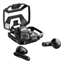 Transformers TF-T32 Wireless Bluetooth Earbuds  Zinc Alloy Case Megatron Black  