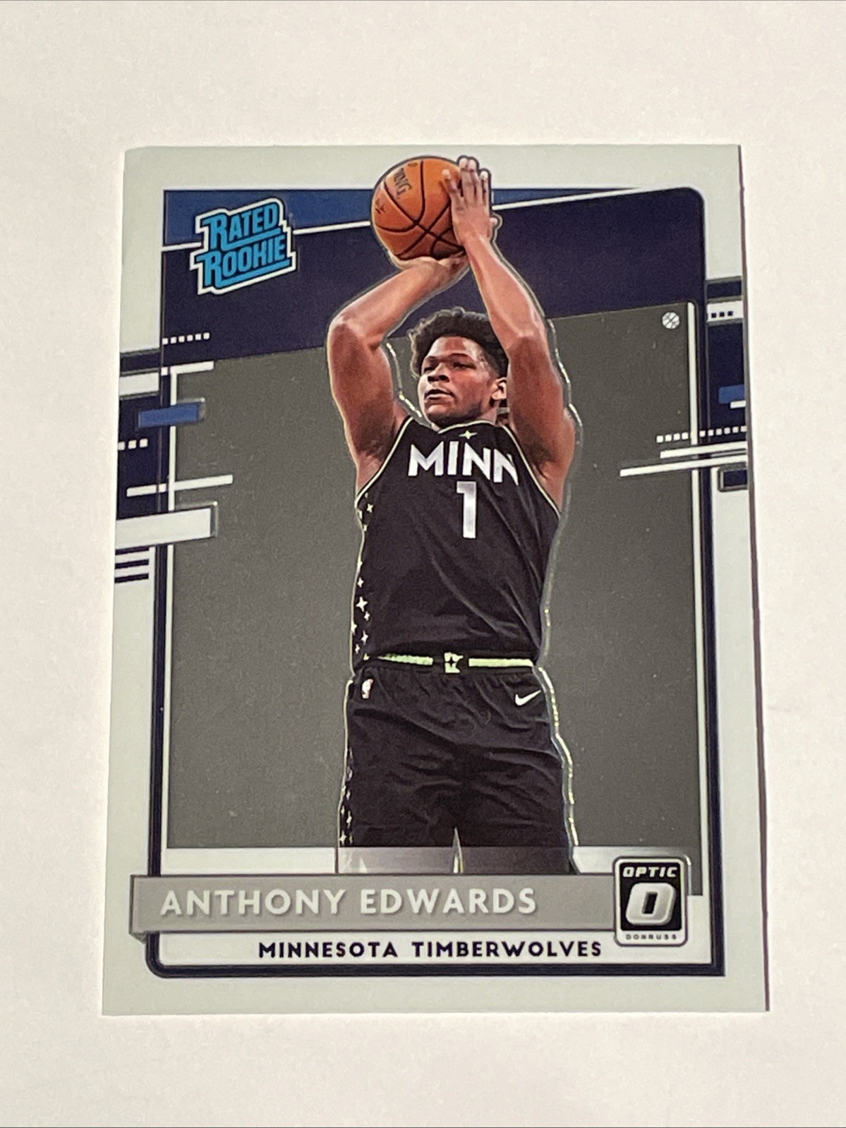 Anthony Edwards 2020 Panini Donruss Optic #151 Rookie RC