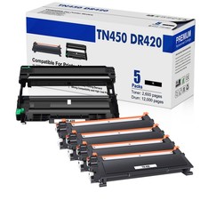 4PK TN450 Toner  1PK DR420 Drum Unit for Brother MFC-7460DN MFC-7860DW Printer