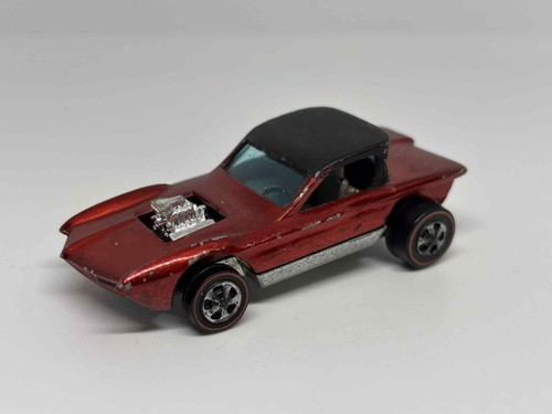Hot Wheels Redline Purple Silhouette Purple Beatnik Bandit & Red Python 1967 Auto - Bild 12 von 24