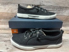 Sperry Women Pier Wave Sneakers Black White Size 8