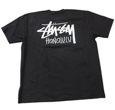 Stussy Honolulu Chapter Tee Size Large - Black for sale online | eBay