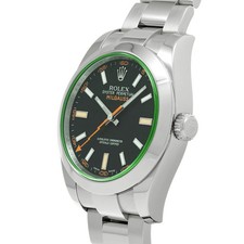 ROLEX Milgauss 116400GV Men Black Stainless Steel Automatic #W790 3