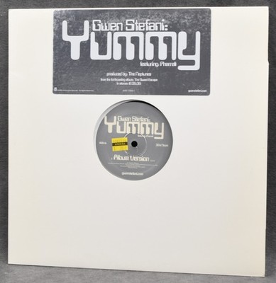 Gwen Stefani ''Yummy'' ft Pharrell Single Remixes VG+ Vinyl Record Rare