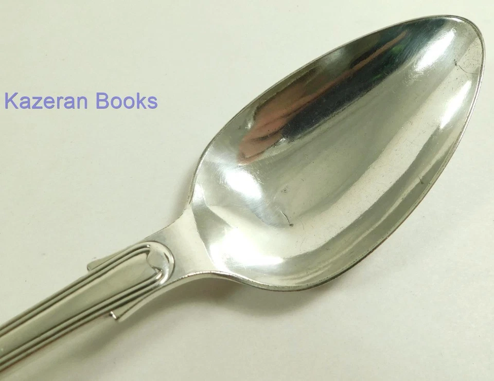 Antique Victorian Fiddle Thread EPNS Silver Plate Basting Stuffing Spoon 33cm - Image 4 of 4