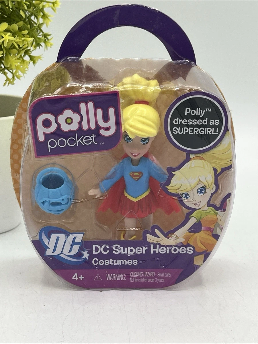 Polly Pocket DC Comics - L'Homme Mystère (1995) - Mini Poupée Vintage