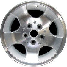 Wheel Rim Jeep Wrangler 15 2000-2004 5gc81taeaa Machined Oem Factory Oe 9024