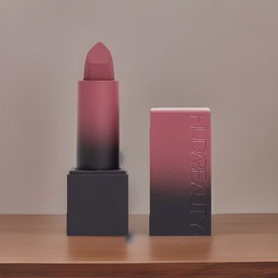 Huda Beauty Power Bullet Matte Lipstick, Shade-Pool Party, Full 3G Size