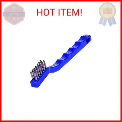 Weiler 44075 Small Hand Wire Scratch Brush, Stainless Steel Fill, Plastic Block,