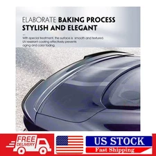 Spoiler For 2024-25 Ford Mustang S650 Coupe AD-Style Gloss Black Rear Deck Trunk