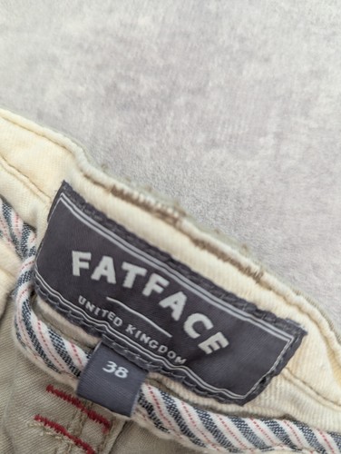 Fat Face Cargo Shorts Mens 38 Army Military Combat Utility Canvas Y2K Thick Zip - Picture 7 of 9