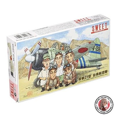 NEU Sweet 1/144 Japanese Navy Fighter Zero Fighter Type 21 Tainan Air Corps