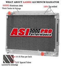 2 Row Radiator For 75-80 Mercedes-benz 450sl1975-79 450slc 1981 380sl 380slc