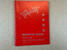 Vintage Manual Triplett VOM Model 630
