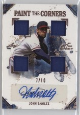 2021 Leaf Art of Sport Paint the Corners Bronze 7/10 John Smoltz Auto HOF uk2