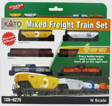 KATO 106-6275 N Mixed Freight Train Set Set of 6  N-Scale 