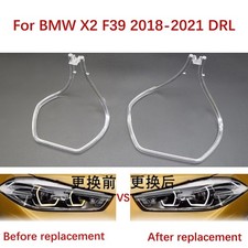 2pcs Right Car Headlights DRL For BMW X2 F39 2018-2021 Light Guide Strip Ballast