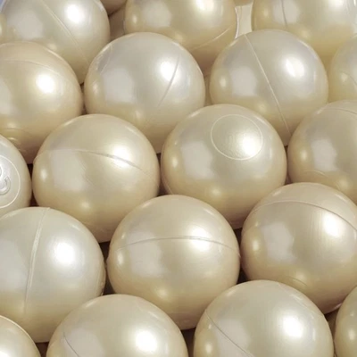 Bälle für Bällebad Baby für Kinder Misioo Plastikbälle Gold Ø6 cm 200 Bälle