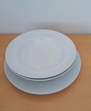 XL Pizza-Teller und Pasta-Teller weiss, je 2 Stk.