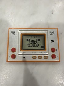 Nintendo Game & Watch Time Out Flag Man / Flagman Mego 1980 Electronic Handheld