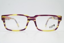 Vintage Glasses Le Club 1608 Purple Brown Black Square Frame