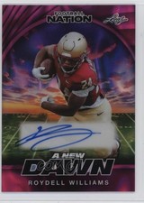 2025 Leaf Football Nation A New Dawn Pink Lava /6 Roydell Williams Auto 13u1