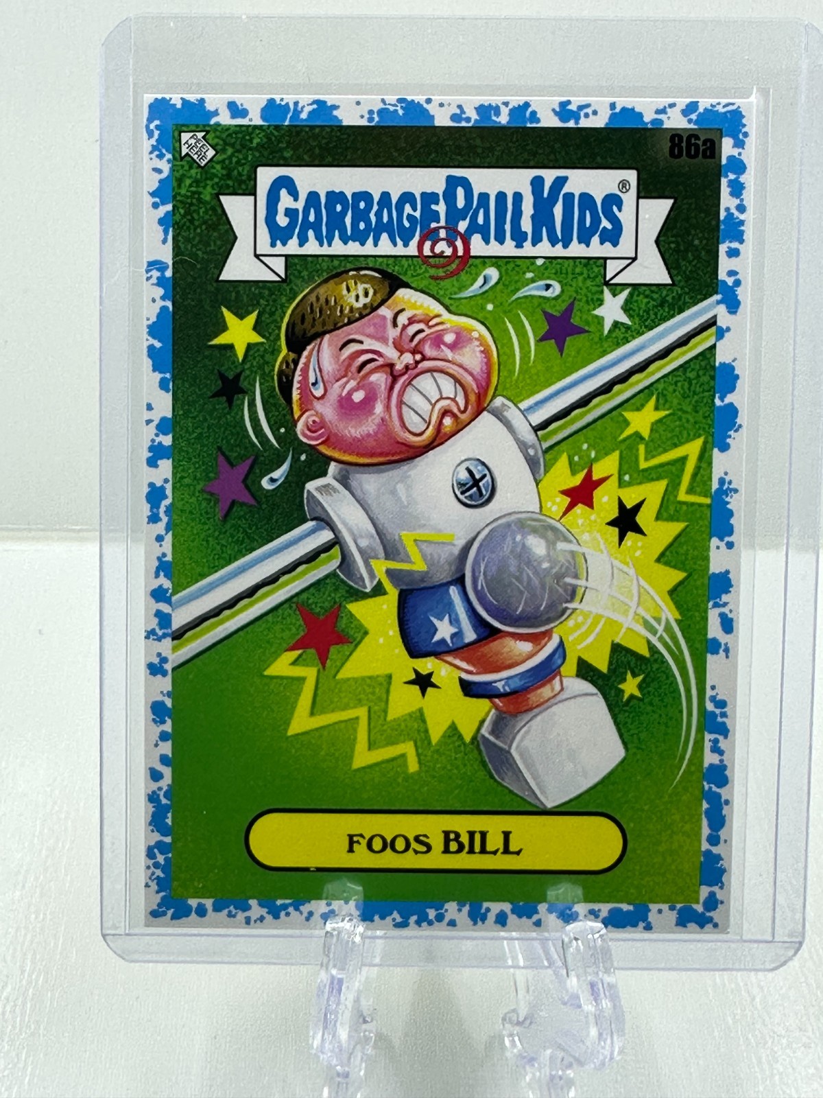 2024 Topps Garbage Pail Kids: Kids At Play Blue #86a Foos Bill front