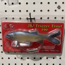 River2Sea JSJ Trigger Trout 190 Swimbait Ghost Chartreuse 7.5in 5.6oz R2S #9/0 