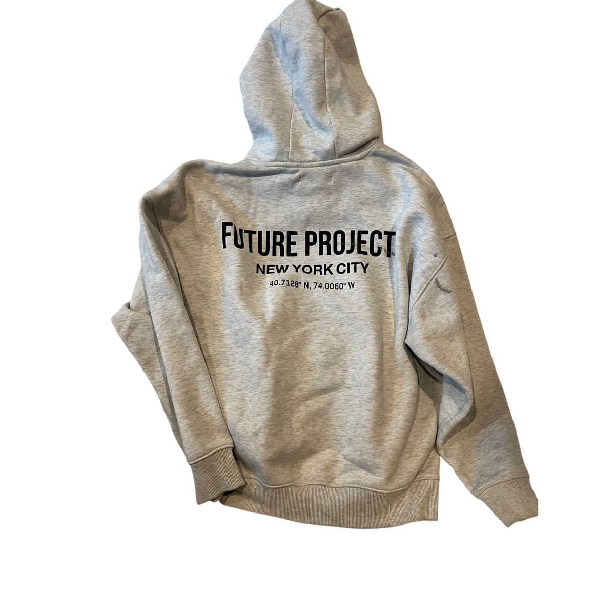 Primark Future Projects NYC Gray Pullover Hoodie Mens L | eBay