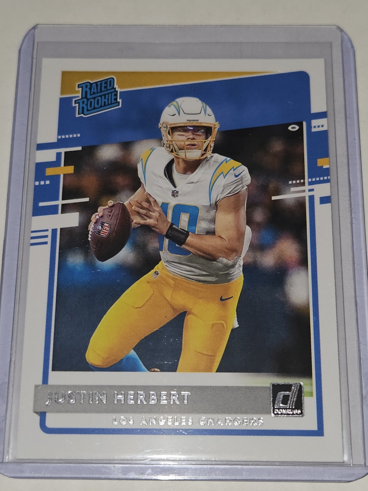 2020 Panini Donruss - Rated Rookie Justin Herbert #303 (RC)