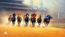 G. Harvey Test of Champions - Kentucky Derby Artist's Proof on Paper