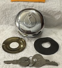 Vintage Stant Chrome Locking Gas Cap Vented With 2 Matching Keys Bt330 1940 1970 Vintage Stant Chrome Locking Gas Cap Vented With 2 Matching Keys Bt330 1940 1970