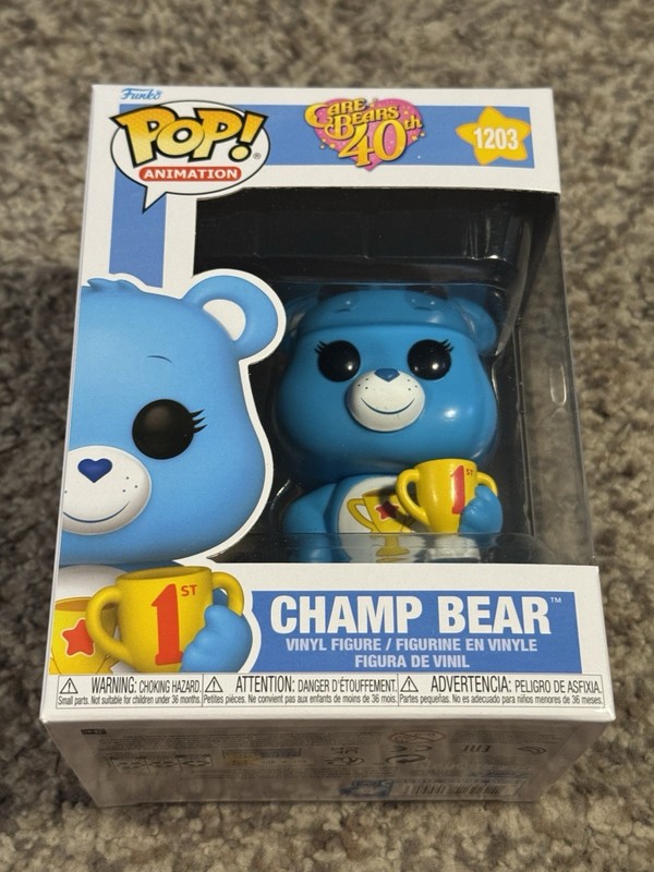 Funko Pop! Care Bears 40th ~Champ Bear #1203