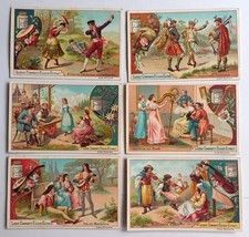 5 obrazów kolekcjonerskich Liebig seria A 337/ S 481 "Falstaff (Henryk IV.)", 1896