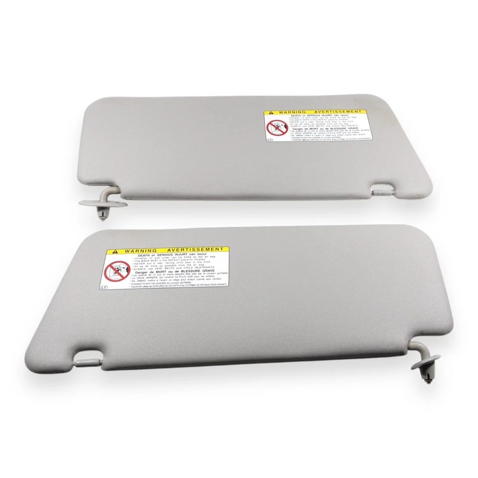 Juego de pares de parasoles laterales para conductor y pasajero Scion XB 2004-2006 vinilo gris Foto 4 de 4