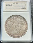 1879-S Ms-63 Ana Old Holder Morgan Silver Dollar Toner