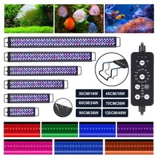 hygger Aquarium Light 12 18 24 30 36 42 48" Freshwater Plants Auto On/Off Timer
