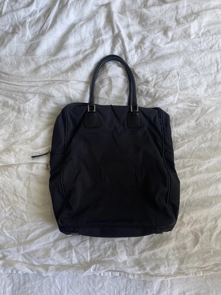 Y2K Jil Sander нейлона Дамская сумка/ноутбук чехол - Изображение 2 из 4