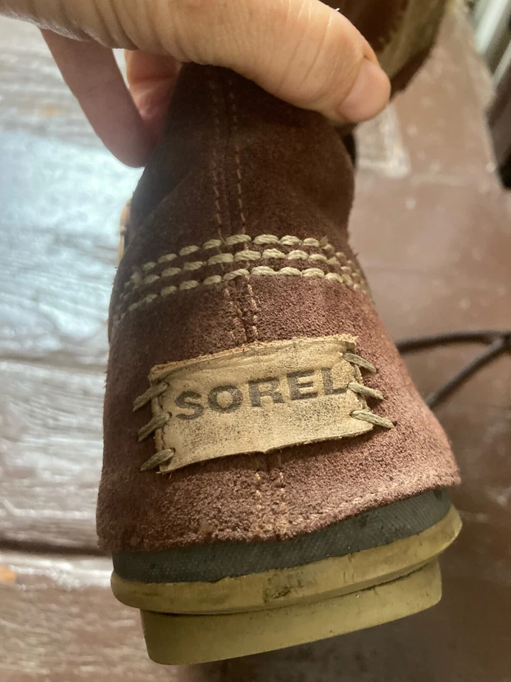 Botas de nieve Sorel para mujer 7 Cate the Great impermeables de cuero de piel alta  Foto 3 de 4