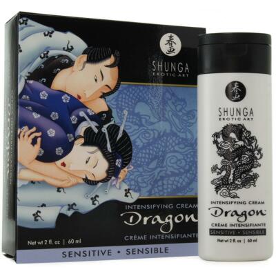 SHUNGA DRAGON SENSITIVE INTENSIFYING CREAM FOR LOVERS ENHANCING CREAM 2 OZ