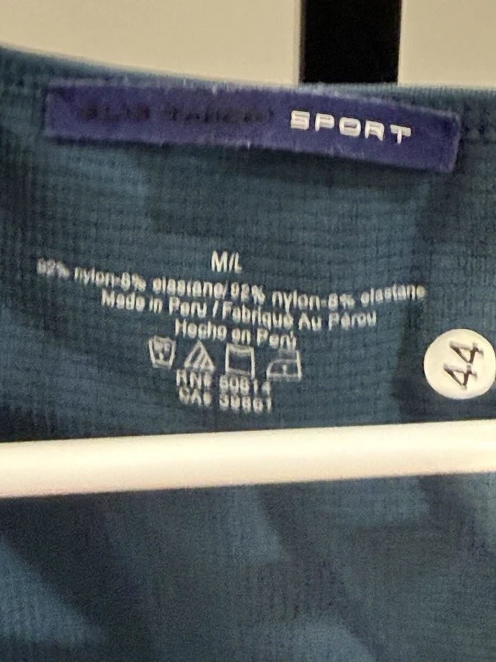 Camiseta sin mangas tejida azul para mujer Elie Tahari talla M Foto 3 de 3