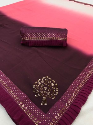 Sari Wear Indian Pakistani Designer Wedding Party Saree Blouse Ethnic Bollywood
