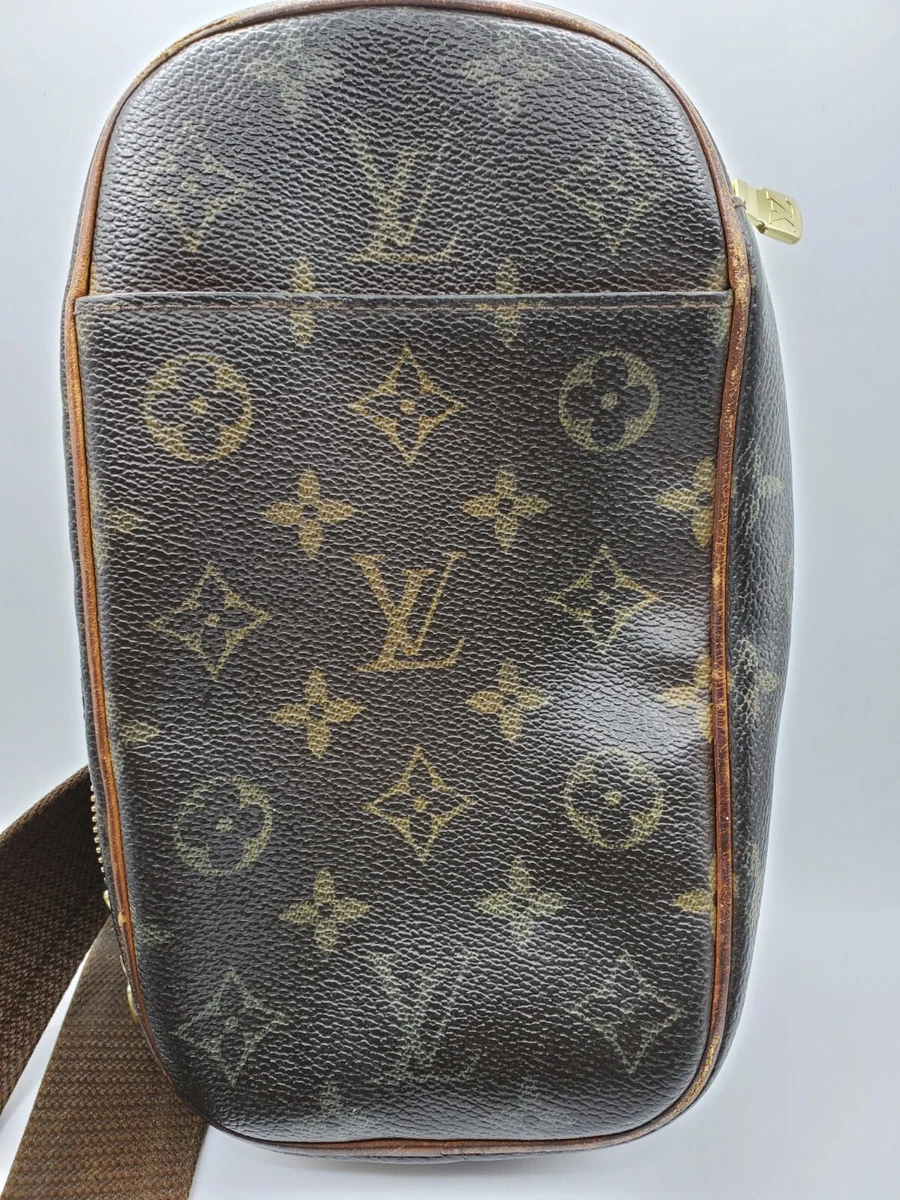 Louis Vuitton Pochette Gange Crossbody Brown Canvas