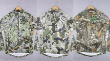 Kings Camo Men's XKG Elevation 1/4 Zip Tee Hunting Odor Control Quick Dry M L XL