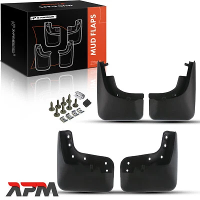 4x Pare-boue bavettes Avant+Arrière pour VW Tiguan 5N_2007-2015 SUV - Photo 1/4