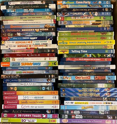 DVD/BLU-RAY MOVIES ~ Children & Family Selections PICK & CHOOSE