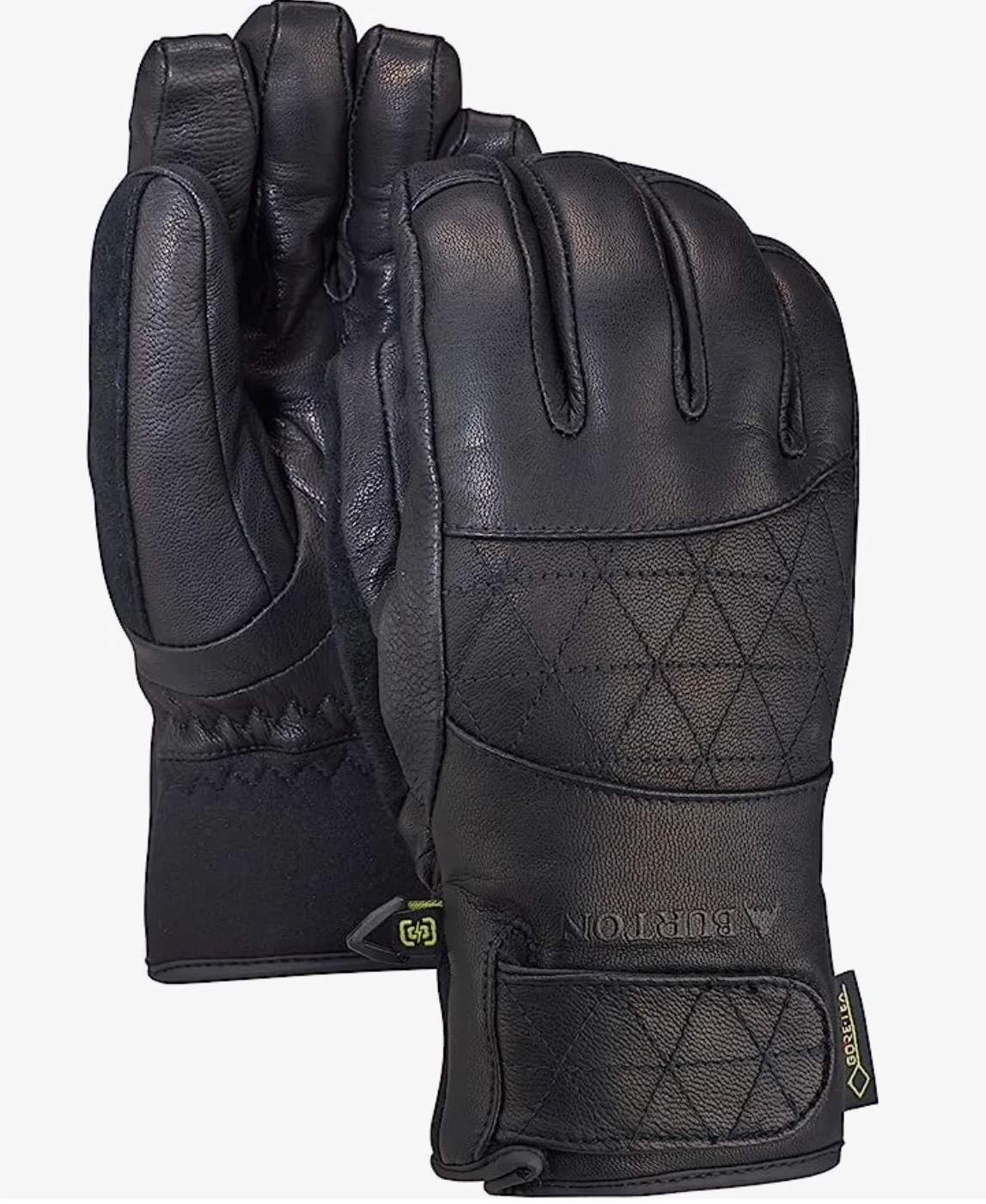 Burton Gondy GORE-TEX Leather Snowboard Ski Gloves - Black - Women's Large NWT