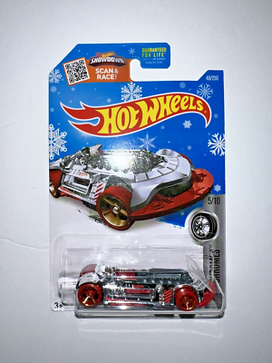 New X-Steam XSTEAM Mattel Hot Wheels Holiday Card Super Chromes 1