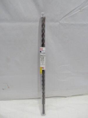 Tru Cut SDS62518 SDS Plus Bit 5/8'' Dia. 18-3/4'' OAL 16'' Drilling Depth USA Made